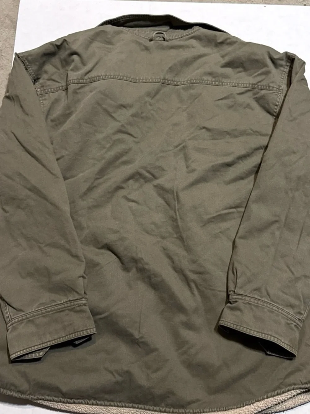 Levi's Olive Green Sherpa-Lined Field Jacket